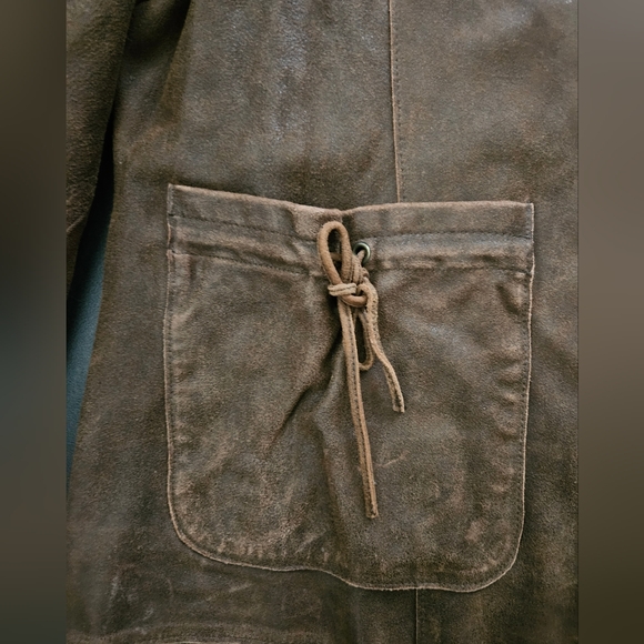 NWT - Suede J. Jill "Dark Chestnut" Rustic Blazer - Size XL - Picture 9 of 14